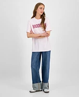 Rebellious One Juniors' Brooklyn Graphic T-Shirt