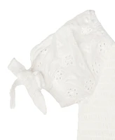 Rare Editions Baby Girls 2-Piece Puff Sleeves and Seersucker Short Set