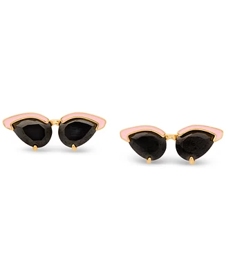 kate spade new york Gold-Tone Out of Office Sunglasses Stud Earrings