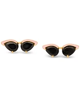 kate spade new york Gold-Tone Out of Office Sunglasses Stud Earrings