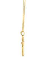 Le Vian Nude Diamond Cross Pendant Necklace (3/8 ct. t.w.) in 14k Yellow Gold, 20"