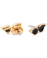 kate spade new york Gold-Tone Out of Office Sunglasses Stud Earrings