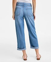 Tommy Hilfiger Women's Relaxed-Fit Utility Chambray Jeans
