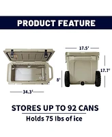 EchoSmile 75 Quart Rotomolded Cooler, Built to Stand up The Rigors of Journey
