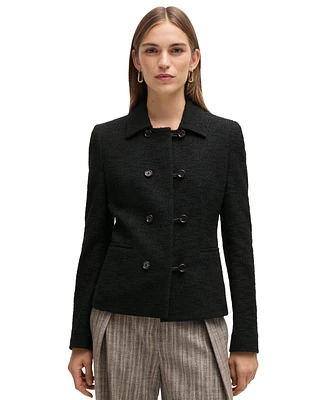 Boss by Hugo Women's Extra-Slim-Fit Tweed Jacket