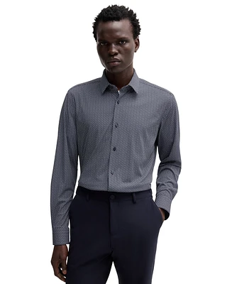 Boss by Hugo Men's Slim-Fit Performance Dress Shirt
