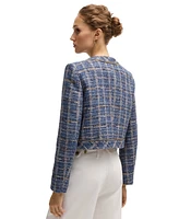 Boss by Hugo Boss Women's Tweed Regular-Fit Jacket