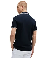 Boss by Hugo Men's Stretch-Cotton Slim-Fit Polo