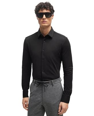 Boss by Hugo Men's Performance-Stretch Slim-Fit Dress Shirt