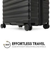 Elle Excursion 3-Piece Expandable Chic Spinner Luggage Set