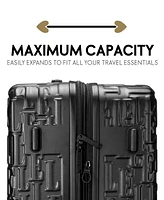 Elle Wayfarer 3-Piece Expandable Monogram Spinner Luggage Set