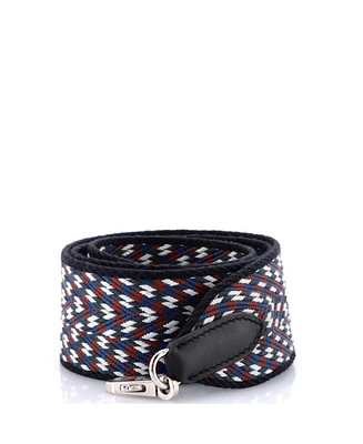 Pre-Owned Hermes 50 Sangle Zigzag Shoulder Strap Cavale Canvas