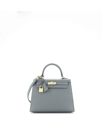 Pre-Owned HERMES Kelly Handbag Epsom with Gold Hardware