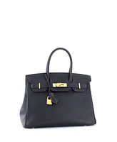 Pre-Owned HERMES Birkin Handbag Epsom with Gold Hardware