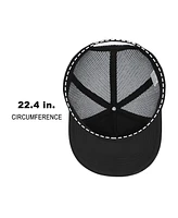 Trying Black Foam Trucker Hat
