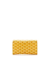Pre-Owned Goyard Varenne Continental Wallet with Strap Coated Canvas