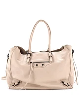 Pre-Owned Balenciaga Papier B4 Zip Around Classic Studs Bag Leather
