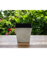 Round Plastic Planter Pot for Indoor and Outdoor Garden Use
