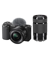 Sony Sony Zv-E10 Mirrorless Interchangeable Lens Vlogging Camera with 16-50mm Lens, Black