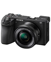 Sony Sony Alpha a6700 Mirrorless Camera Body with E Pz 16-50mm f/3.5-5.6 Oss Lens Bundle with Multi-Device Shoulder Bag, 128GB Sd Card, Otg Card Reade