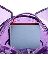Kuromi Character Head Adult Clear Purple Pvc 12" Mini Backpack