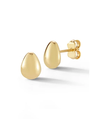 Rachel Zoe Fine Jewelry 14K Gold Pear Shaped Studs