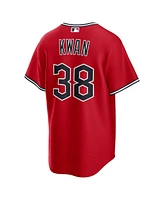 Nike Men's Steven Kwan Red Cleveland Guardians Alternate Replica 2.0 Player Jersey