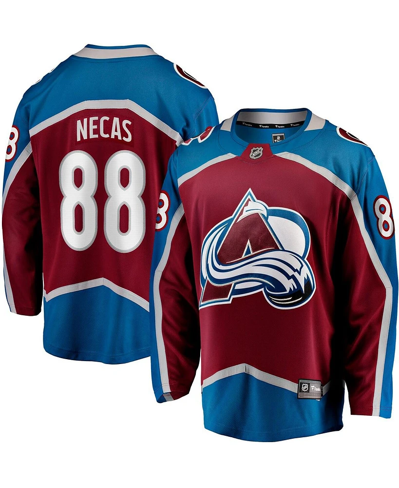 Fanatics Men's Martin Necas Burgundy Colorado Avalanche Breakaway Player Jersey