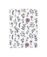 Hudson Baby Boys and Girls Cotton Poly Flannel Burp Cloths 8-Pack, Dandelion Wish, One Size