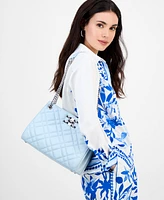 I.n.c. International Concepts Petite Cotton Floral-Print Blouse, Exclusively at Macy's