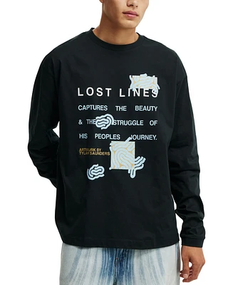 Cotton On Men's Box Fit Long Sleeve T-Shirt