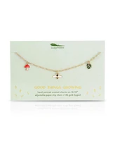 Lucky Feather Enamel Treasure Necklace