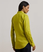 Lauren Ralph 100% Linen Shirt