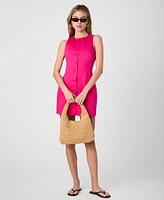 French Connection Women's Sateen Mini Sheath Dress