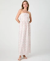 French Connection Women's Nomi Cotton Strapless Dress