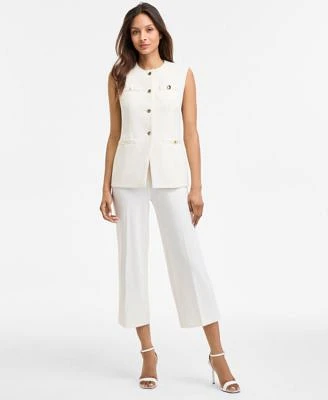 Anne Klein Womens Vest Pull On Pants
