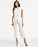 Anne Klein Womens Vest Pull On Pants