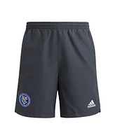 Adidas Men's Gray New York City Fc 2025 Travel Shorts