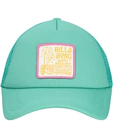 Billabong Women's Green Across Waves Trucker Adjustable Hat