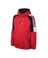 Colosseum Big Boys and Girls Red Louisville Cardinals Pullover Hoodie