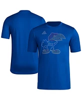 Adidas Men's Royal Kansas Jayhawks Locker Local Impression T-Shirt