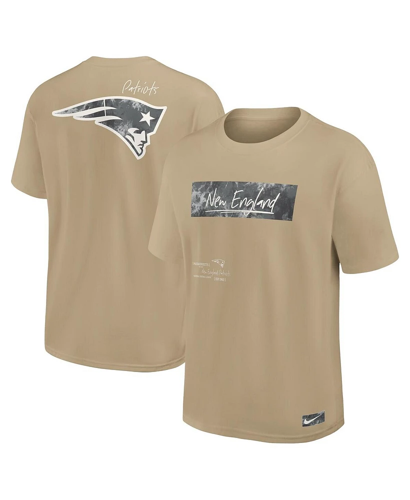 Nike Men's Tan New England Patriots Statement Max90 T-Shirt