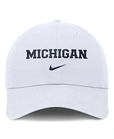 Nike Men's White Michigan Wolverines Club Adjustable Hat
