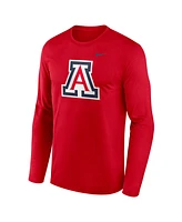 Nike Men's Red Arizona Wildcats Primetime Primary Legend Long Sleeve T-Shirt