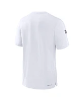 Nike Men's White Las Vegas Raiders Sideline Player Performance T-Shirt