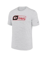 Nike Men's White Kansas City Chiefs Velocity Jock Tag Performance T-Shirt