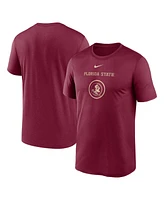 Nike Men's Garnet Florida State Seminoles On-Court Basketball Legend Practice Performance T-Shirt