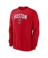 Nike Men's Red Boston Sox Pullover Sweatshirt