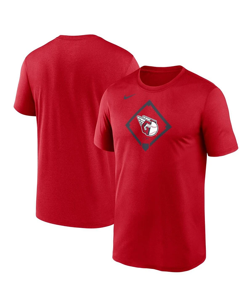Nike Men's Red Cleveland Guardians Icon Legend Performance T-Shirt