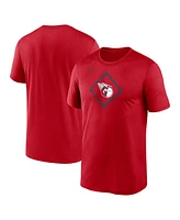 Nike Men's Red Cleveland Guardians Icon Legend Performance T-Shirt